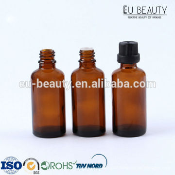 50ml amber glass essential oil bottle with dropper